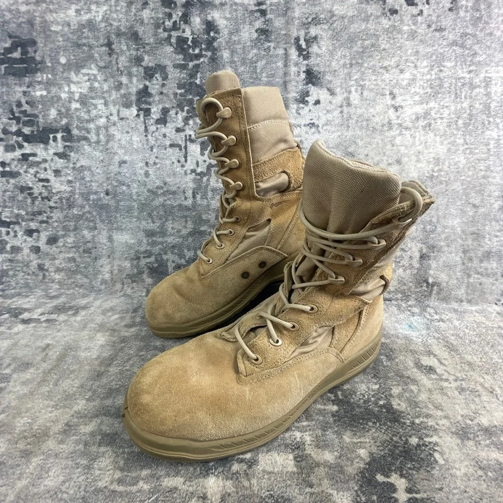 Belleville Mens 10.5 W 310 Tactical Combat Boots Coyote Tan Suede USA Made